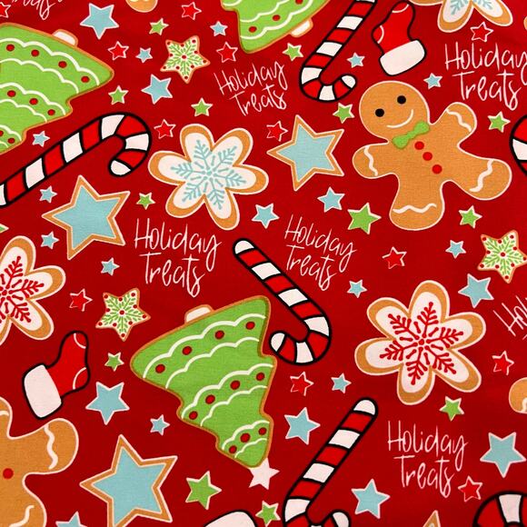 Divine Scrub- Women’s Medium -Christmas design -Short Sleeve -V-neck -Red Black - Picture 3 of 10